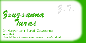 zsuzsanna turai business card